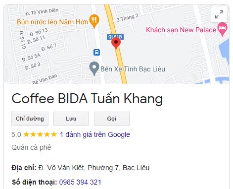 Coffee BIDA Tuấn Khang