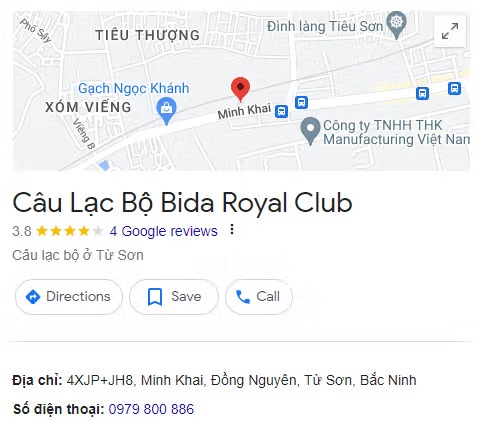 Câu Lạc Bộ Bida Royal Club