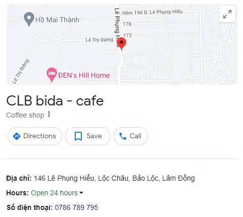 CLB bida - café