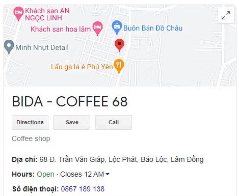 BIDA - COFFEE 68