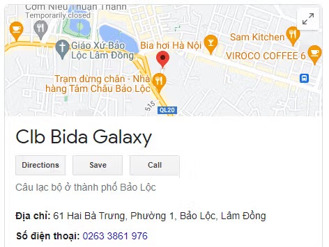 Clb Bida Galaxy