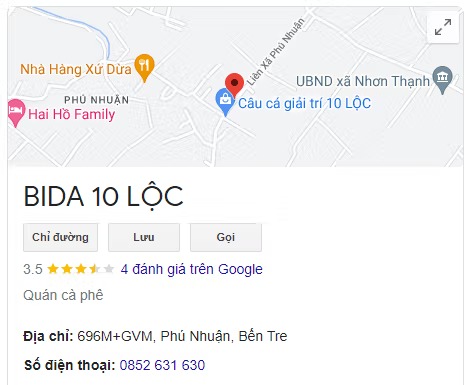 BIDA 10 LỘC