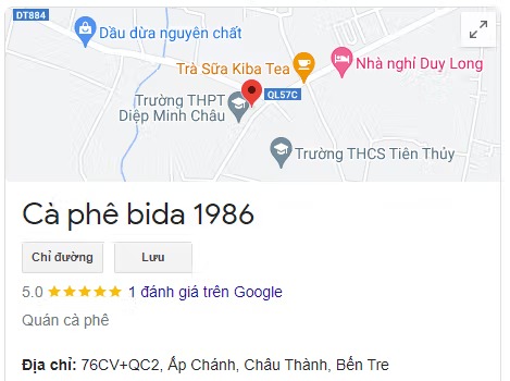 Cà phê bida 1986