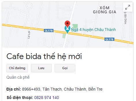 Cafe bida thế hệ mới