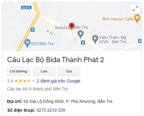 Câu Lạc Bộ Bida Thành Phát 2