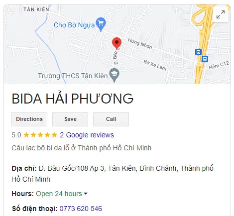 BIDA HẢI PHƯƠNG