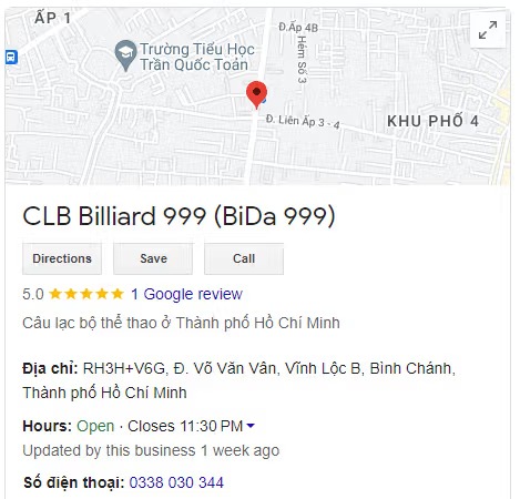 CLB Billiard 999 (BiDa 999)