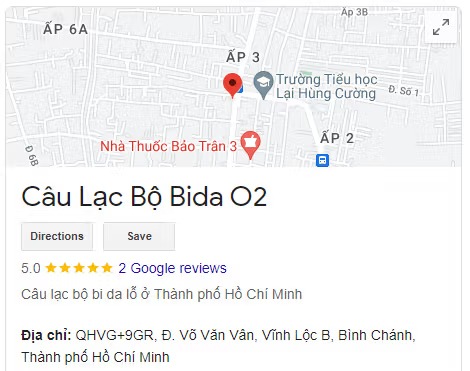 Câu Lạc Bộ Bida O2