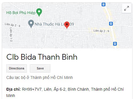 Clb Bida Thanh Bình