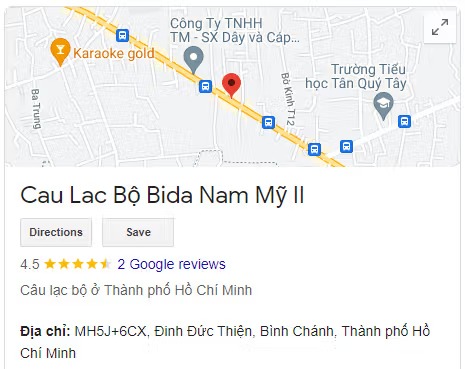 Cau Lac Bộ Bida Nam Mỹ II