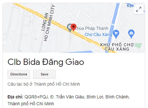Clb Bida Đăng Giao