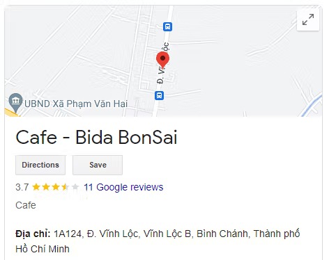 Cafe - Bida BonSai