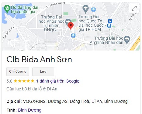 Clb Bida Anh Sơn