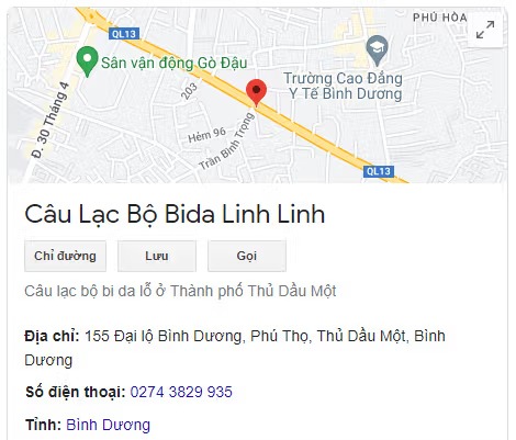 Câu Lạc Bộ Bida Linh Linh