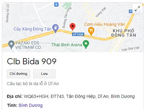 Clb Bida 909