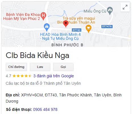 Clb Bida Kiều Nga