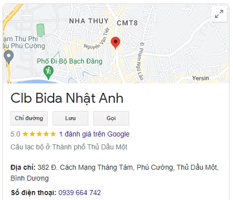 Clb Bida Nhật Anh