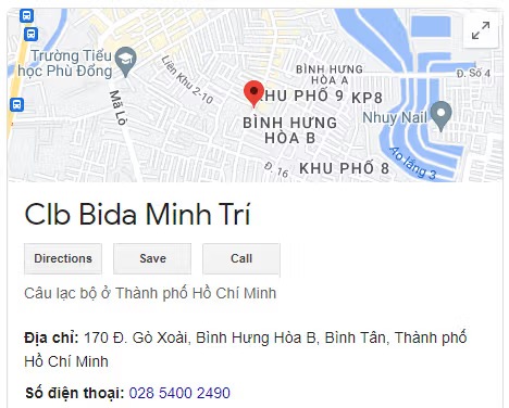 Clb Bida Minh Trí