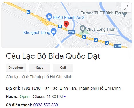 Câu Lạc Bộ Bida Quốc Đạt
