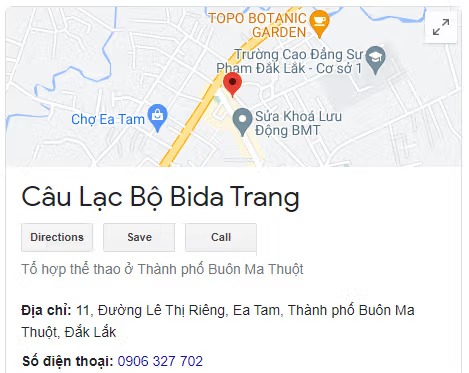 Câu Lạc Bộ Bida Trang