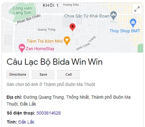 Câu Lạc Bộ Bida Win Win