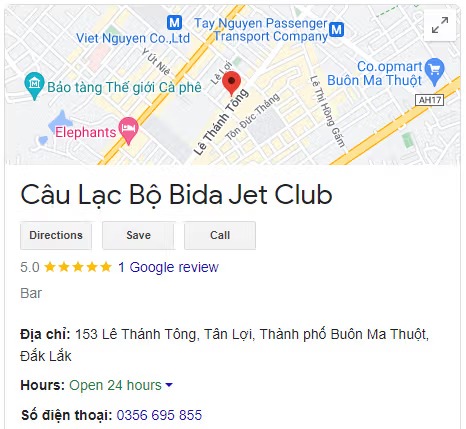 Câu Lạc Bộ Bida Jet Club