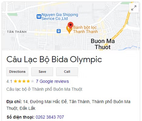 Câu Lạc Bộ Bida Olympic