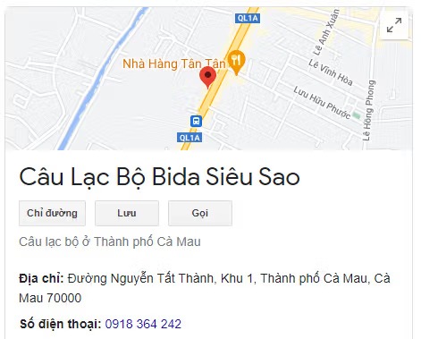 Câu Lạc Bộ Bida Siêu Sao