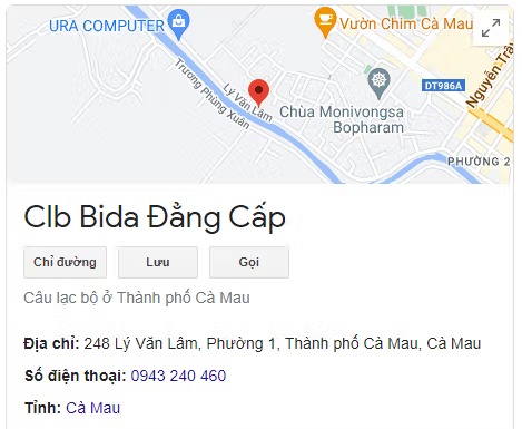 Clb Bida Đẳng Cấp