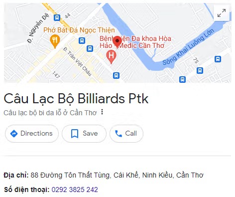 Câu Lạc Bộ Billiards Ptk