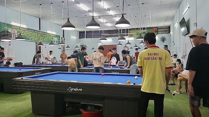 Cafe bida hoa hồng 3