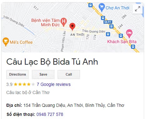 Câu Lạc Bộ Bida Tú Anh