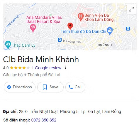 Clb Bida Minh Khánh