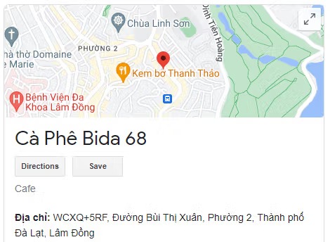 Cà Phê Bida 68