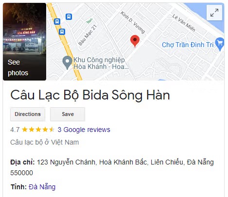 Câu Lạc Bộ Bida Sông Hàn
