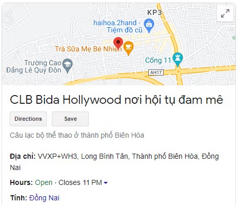 CLB Bida Hollywood nơi hội tụ đam mê