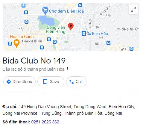 Bida Club No 149