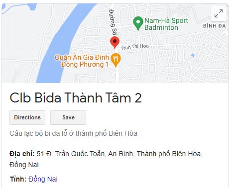 Clb Bida Thành Tâm 2