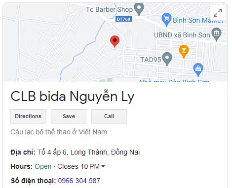 CLB bida Nguyễn Ly