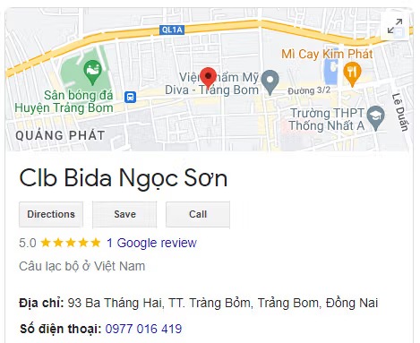 Clb Bida Ngọc Sơn