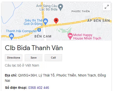 Clb Bida Thanh Vân