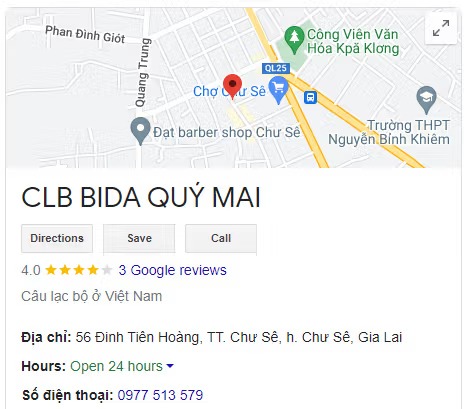 CLB BIDA QUÝ MAI