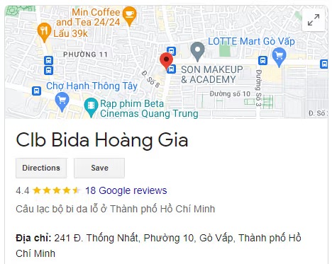 Clb Bida Hoàng Gia