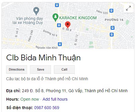Clb Bida Minh Thuận