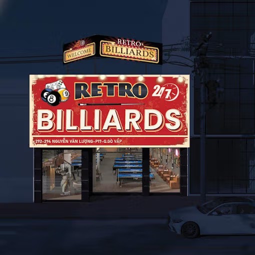 RETRO BILLIARDS| BIDA GÒ VẤP| BILLIARDS GÒ VẤP