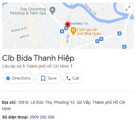 Clb Bida Thanh Hiệp