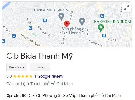 Clb Bida Thanh Mỹ