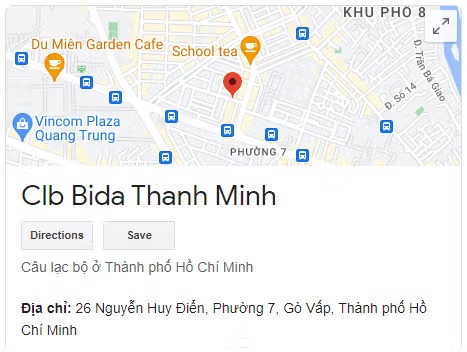 Clb Bida Thanh Minh