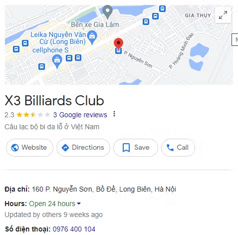 X3 Billiards Club