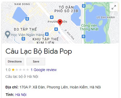 Câu Lạc Bộ Bida Pop